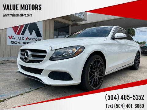 2015 Mercedes-Benz C-Class for sale at VALUE MOTORS in Kenner LA