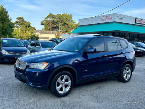 2012 BMW X3 for sale at Galaxy Motors in Norfolk VA