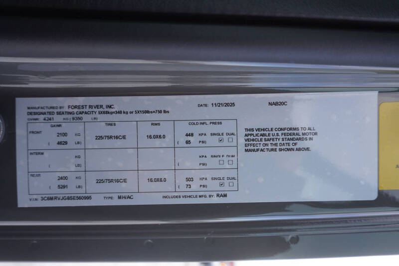 2025 RAM ProMaster