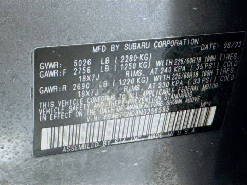 2022 Subaru Outback Limited XT