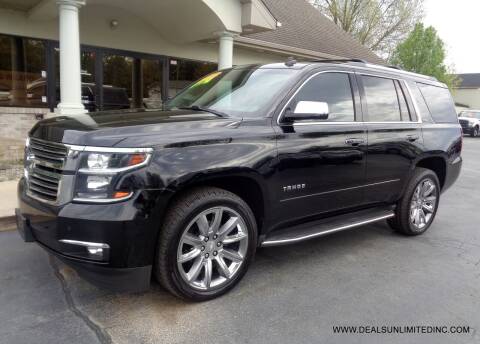 2015 Chevrolet Tahoe for sale at DEALS UNLIMITED INC in Portage MI