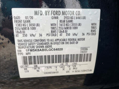 2020 Ford Explorer Police Interceptor Utility