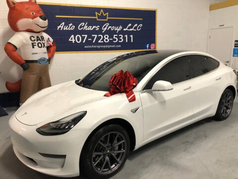 2019 Tesla Model 3 for sale at Auto Chars Group LLC in Orlando FL