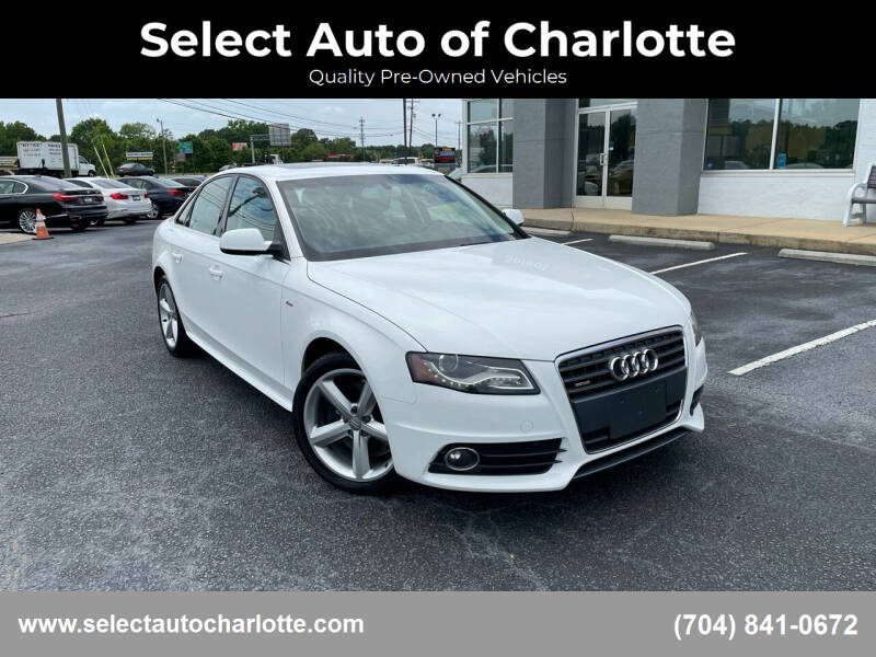 2012 Audi A4 for sale at Select Auto of Charlotte in Matthews NC