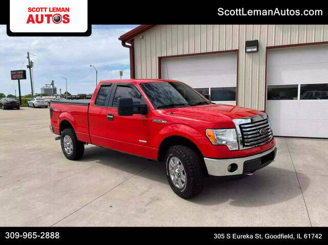 2012 Ford F-150 for sale at SCOTT LEMAN AUTOS in Goodfield IL