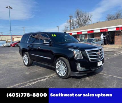 2016 Cadillac Escalade for sale at Southwest Car Sales Uptown in Oklahoma City OK