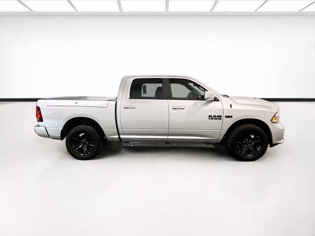 Silver 2018 Ram 1500 Night 4x4 Night 4dr Crew Cab 5.5 ft. SB Pickup 23