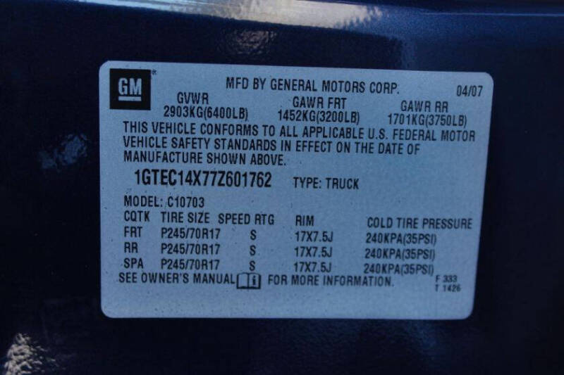 2007 GMC C/K 1500 Series