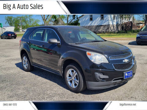 2012 Chevrolet Equinox for sale at Big A Auto Sales Lot 2 in Florence SC