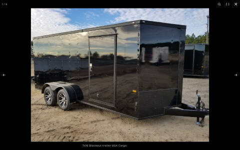 2021 ROCK SOLID CARGO  7 x 16 BlackHawk Edition for sale at Souza Wholesale Trailers LLC in Canterbury CT