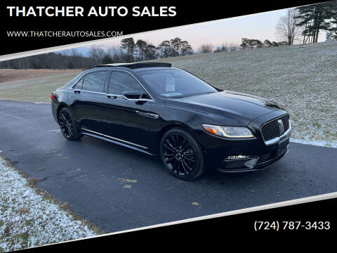 2020 Lincoln Continental for sale at THATCHER AUTO SALES in Export PA