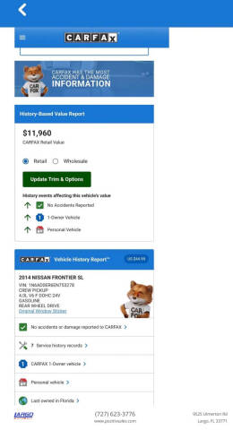 2014 Nissan Frontier