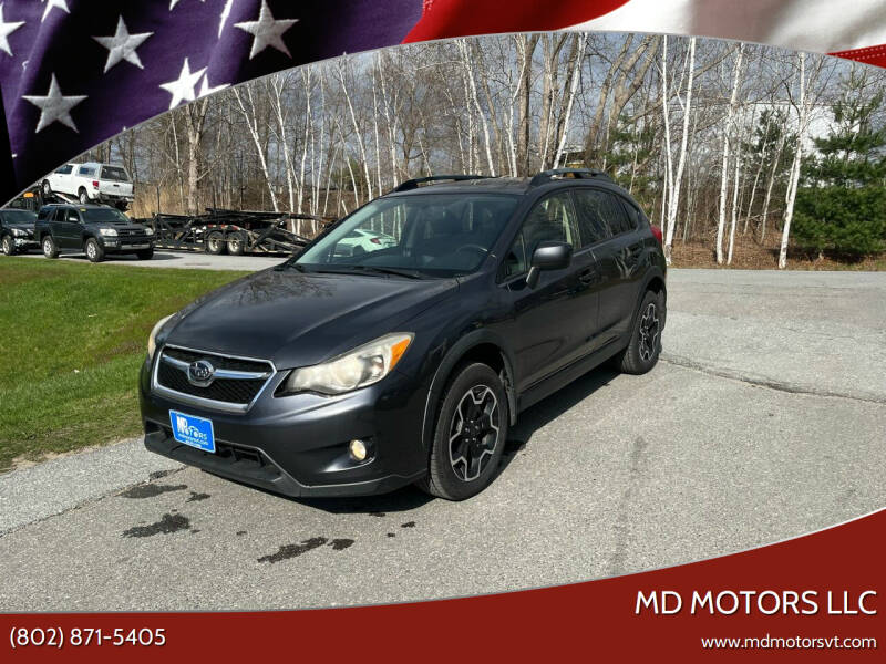 2013 Subaru XV Crosstrek for sale at MD Motors LLC in Williston VT