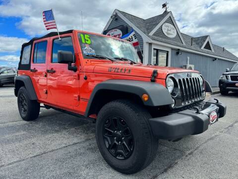 2015 Jeep Wrangler Unlimited for sale at Cape Cod Carz in Hyannis MA