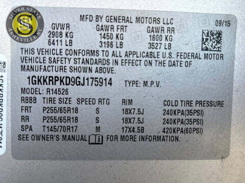 2016 GMC Acadia SLE-2