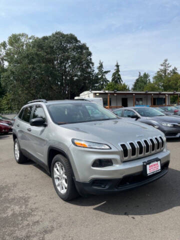 2016 Jeep Cherokee for sale at Aromax Auto Sales in Tacoma WA