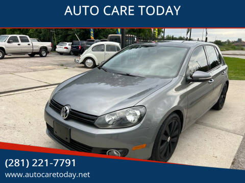 2013 Volkswagen Golf for sale at AUTO CARE TODAY in Spring TX
