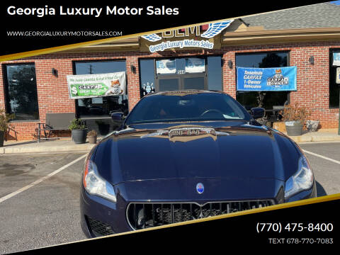 2014 Maserati Quattroporte for sale at Georgia Luxury Motor Sales in Cumming GA