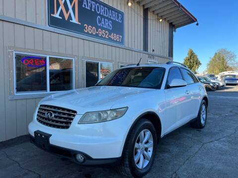 2004 Infiniti FX35 for sale at M & A Affordable Cars in Vancouver WA