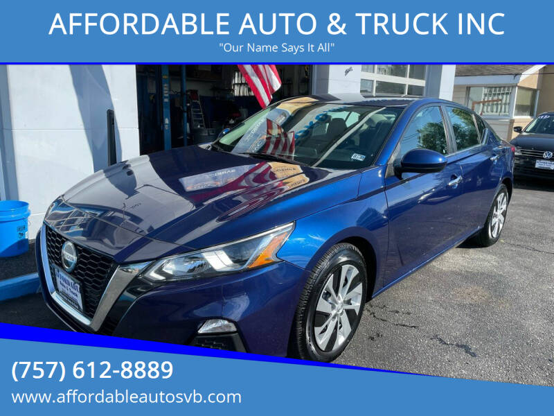 2020 Nissan Altima for sale at AFFORDABLE AUTO & TRUCK INC in Virginia Beach VA