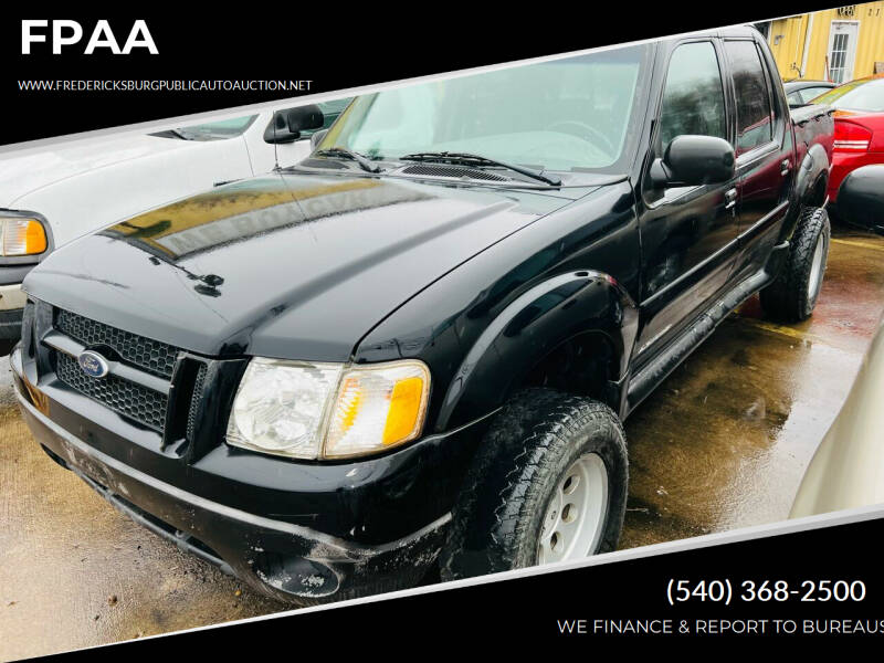 2002 Ford Explorer Sport Trac for sale at FPAA in Fredericksburg VA