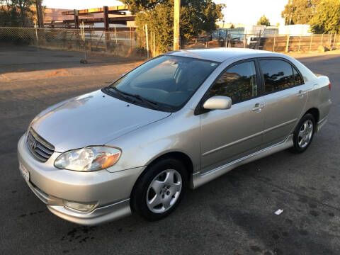 2003 Toyota Corolla for sale at Lifetime Motors AUTO in Sacramento CA