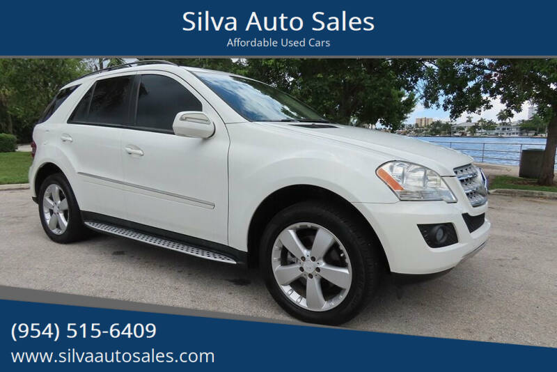 2009 Mercedes-Benz M-Class for sale at Silva Auto Sales in Pompano Beach FL