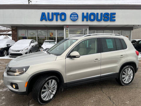 2014 Volkswagen Tiguan for sale at Auto House Motors in Downers Grove IL