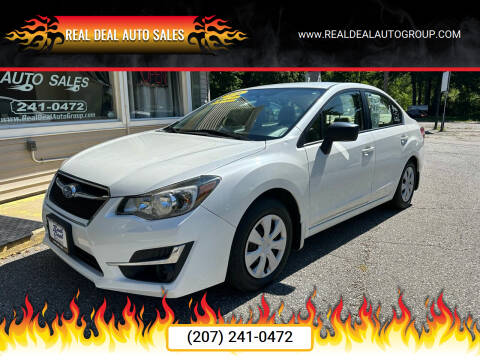 2016 Subaru Impreza for sale at Real Deal Auto Sales in Auburn ME