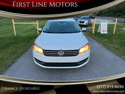 2015 Volkswagen Passat for sale at First Line Motors in Jamestown IN