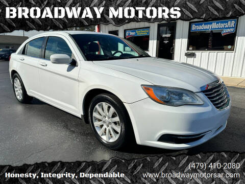 2013 Chrysler 200 for sale at BROADWAY MOTORS in Van Buren AR
