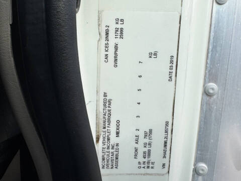 2020 International MV607