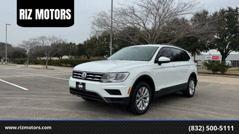 2020 Volkswagen Tiguan for sale at RIZ MOTORS in Stafford TX