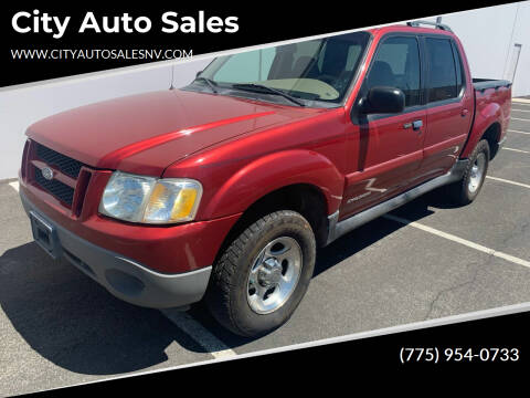 2002 Ford Explorer Sport Trac for sale at City Auto Sales in Sparks NV