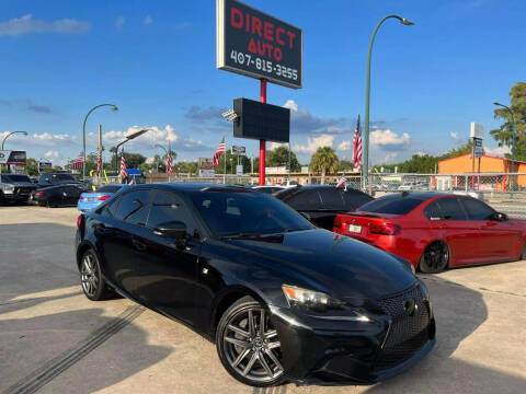 2016 Lexus IS 350 for sale at Direct Auto in Orlando FL