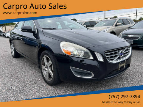 2012 Volvo S60 for sale at Carpro Auto Sales in Chesapeake VA