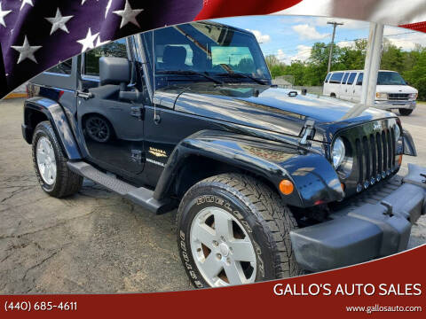 2007 Jeep Wrangler for sale at Gallo's Auto Sales in North Bloomfield OH
