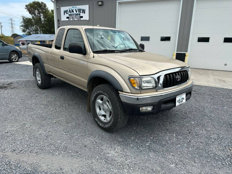 2003 Toyota Tacoma for sale at PEAK VIEW MOTORS in Mount Crawford VA