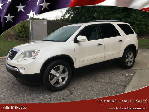 2011 GMC Acadia for sale at Tim Harrold Auto Sales in Wilkesboro NC