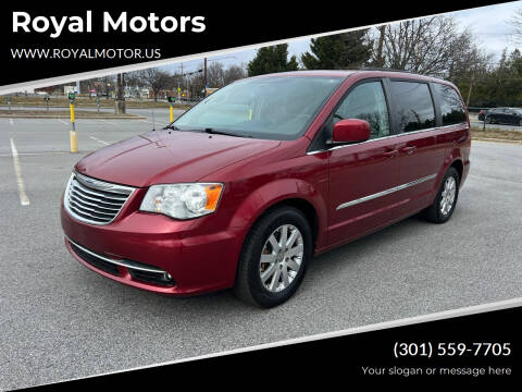 2015 Chrysler Town and Country for sale at Royal Motors in Hyattsville MD