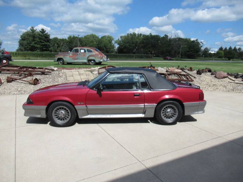 1990 Ford Mustang for sale at OLSON AUTO EXCHANGE LLC in Stoughton WI