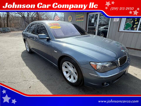 2007 BMW 7 Series for sale at Johnson Car Company llc in Crown Point IN
