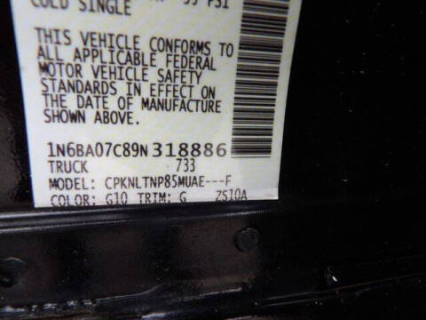 2009 Nissan Titan XE FFV