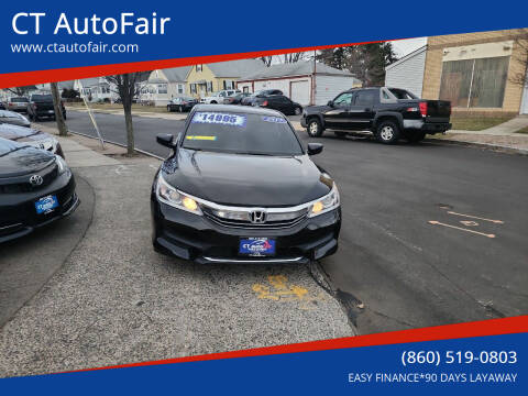 2017 Honda Accord for sale at CT AutoFair in West Hartford CT