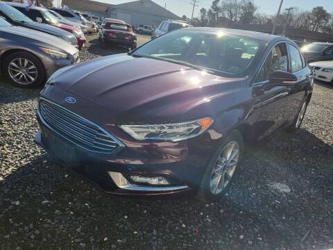 2017 Ford Fusion for sale at CRS 1 LLC in Lakewood NJ