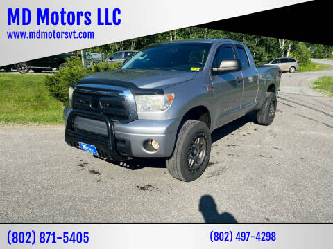 2013 Toyota Tundra for sale at MD Motors LLC in Williston VT