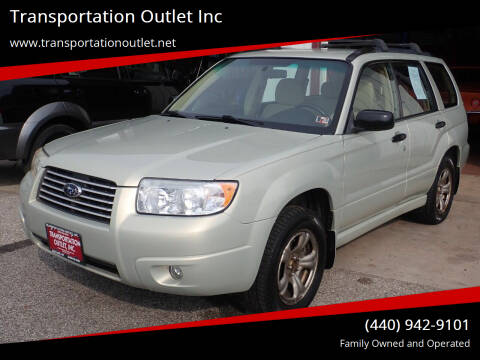 2006 Subaru Forester for sale at Transportation Outlet Inc in Eastlake OH