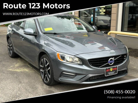 2017 Volvo S60 for sale at Route 123 Motors in Norton MA