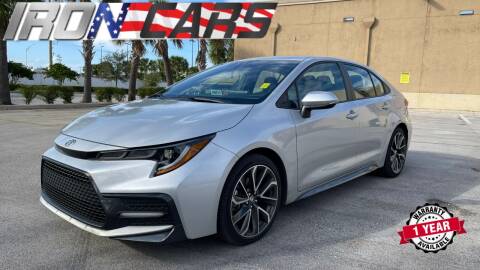 2020 Toyota Corolla for sale at IRON CARS in Hollywood FL