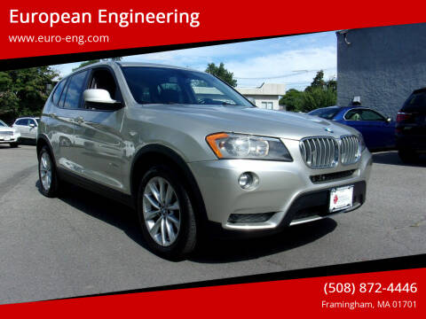 2014 BMW X3 for sale at European Engineering in Framingham MA